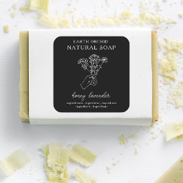 Adesivo Quadrado Herbal + Apotecário Floral