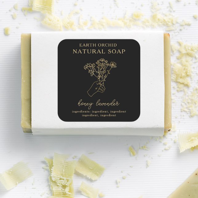 Adesivo Quadrado Herbal + Apothecary Square Sticker (Criador carregado)