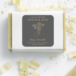 Adesivo Quadrado Herbal + Apothecary Square Sticker