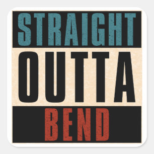 Adesivo Quadrado Hetero Outta Bend Oregon OR
