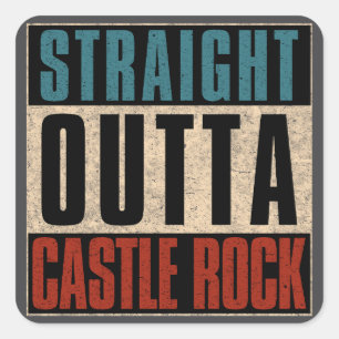 Adesivo Quadrado Hetero Outta Castle Rock Colorado CO