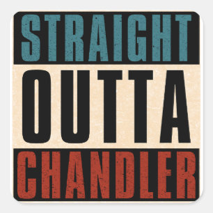 Adesivo Quadrado Hetero Outta Chandler Arizona AZ