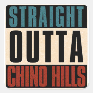 Adesivo Quadrado Hetero Outta Chino Colinas California CA