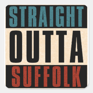 Adesivo Quadrado Hetero Outta Suffolk Virginia VA