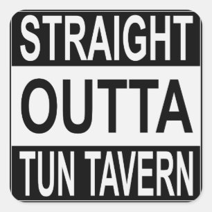Adesivo Quadrado Hetero Outta Tun Tavern