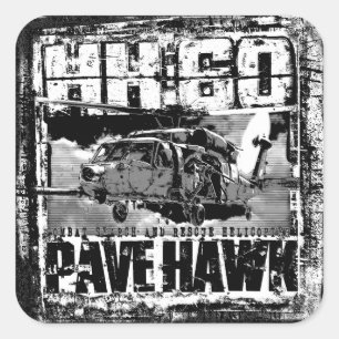 Adesivo Quadrado HH-60 Pave Hawk