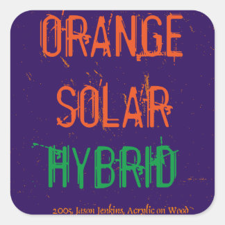 ADESIVO QUADRADO HÍBRIDO SOLAR LARANJA
