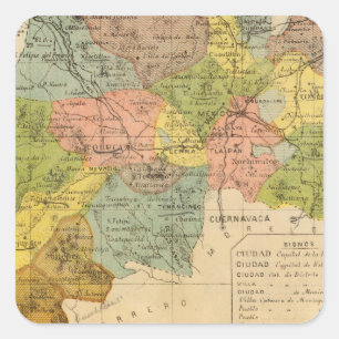 Adesivo Quadrado Hidalgo, México