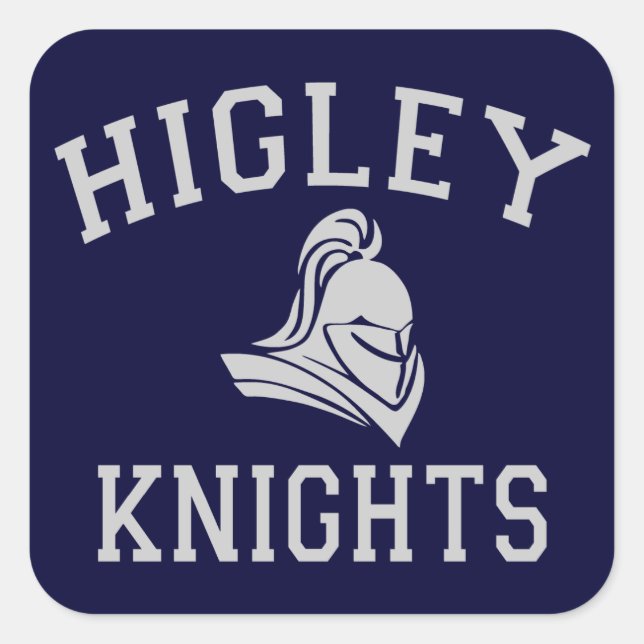 Adesivo Quadrado Higley Knights (Frente)