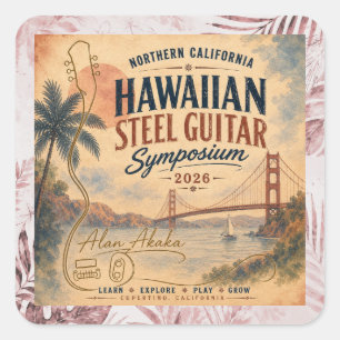 Adesivo Quadrado HIMELE Pequeno Sticker Hawaiʻi — NorCal 2026