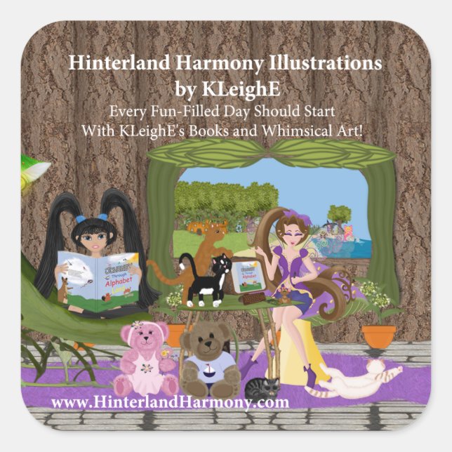 Adesivo Quadrado Hinterland Harmony (Frente)