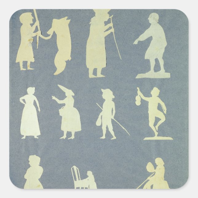 Adesivo Quadrado Histórias antigas (Frente)