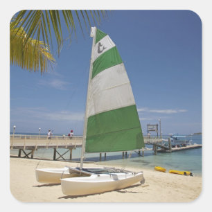 Adesivo Quadrado Hobie Cat, Ilha Plantation
