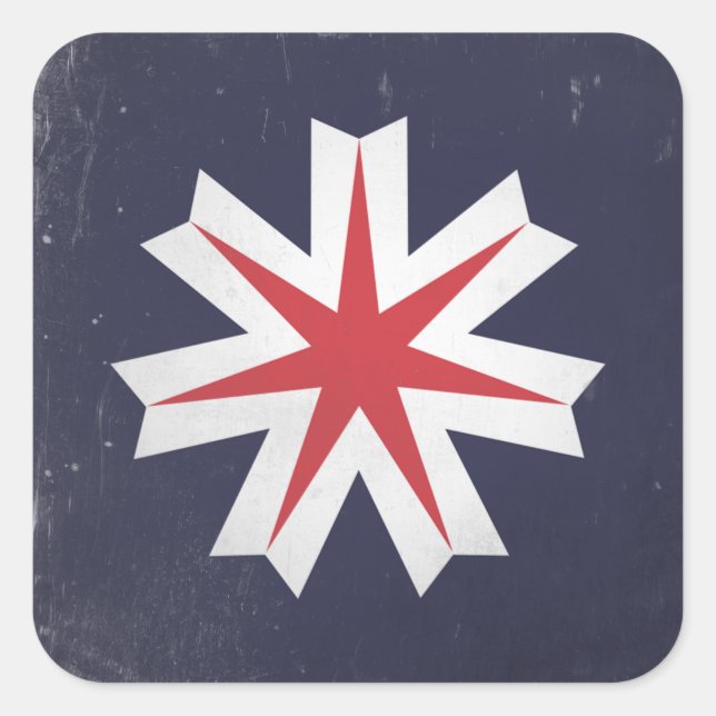 Adesivo Quadrado Hokkaido (Frente)