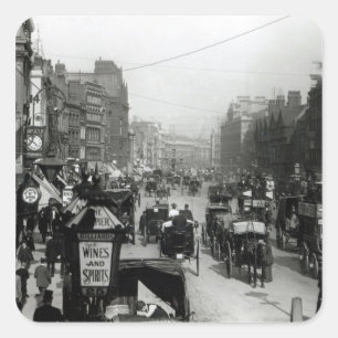 Adesivo Quadrado Holborn alto, Londres, c.1890