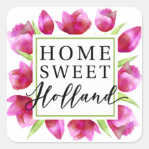 Holland doce Home: Presente cor-de-rosa de Tulpen