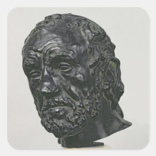 Adesivo Quadrado Homem com um nariz quebrado, 1865