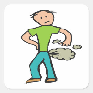 Adesivo Quadrado Homem de Fartura