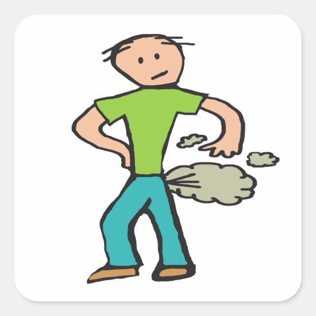 Adesivo Quadrado Homem de Fartura (Frente)