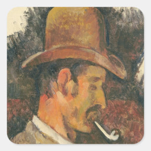 Adesivo Quadrado Homem de Paul Cezanne no traje oriental, c.1635