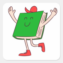 Adesivo Quadrado Hooray Book Express