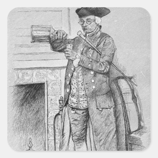 Adesivo Quadrado Horno da Manhã de Mynheer (Frente)