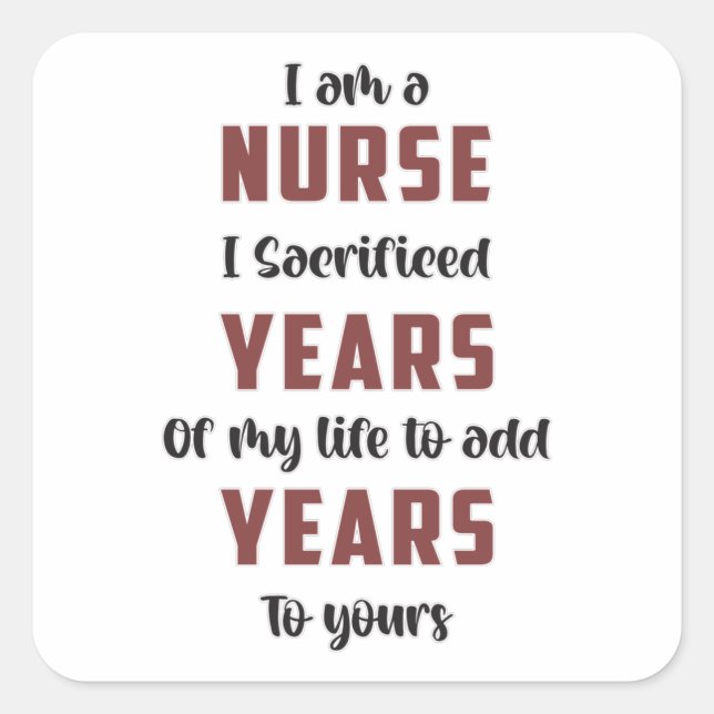 Adesivo Quadrado Hospital de Medicina Ambulância de Emergência de E (Frente)