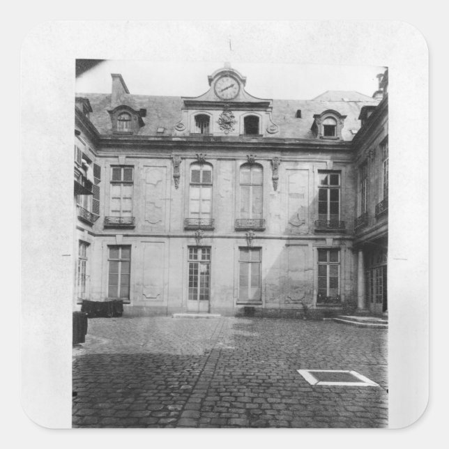 Adesivo Quadrado Hotel du Grand Veneur em Paris 60 rue de (Frente)