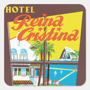 Adesivo Quadrado Hotel Reina Cristina ~ Algeciras