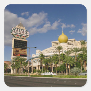 Adesivo Quadrado Hotel Vintage Sahara Las Vegas