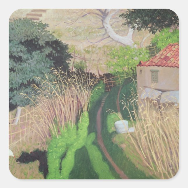 Adesivo Quadrado House and Reeds, c.1921-24 (Frente)