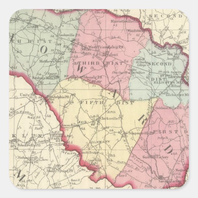 Adesivo Quadrado Howard (Frente)