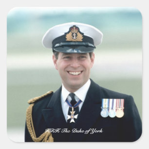 Adesivo Quadrado HRH Prince Andrew