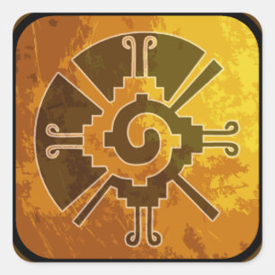 Adesivo Quadrado Hunab Ku Brown Stickers