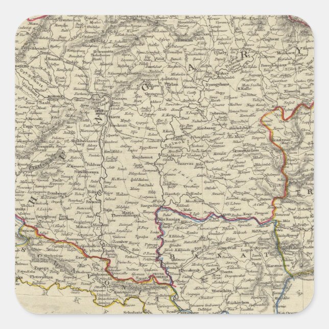 Adesivo Quadrado Hungria (Frente)