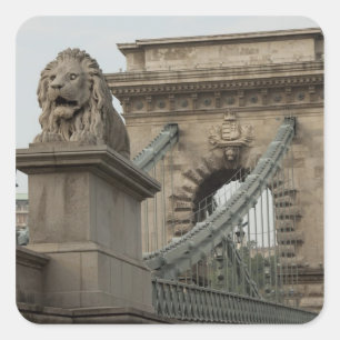 Adesivo Quadrado Hungria, capital de Budapeste. Histórico 2