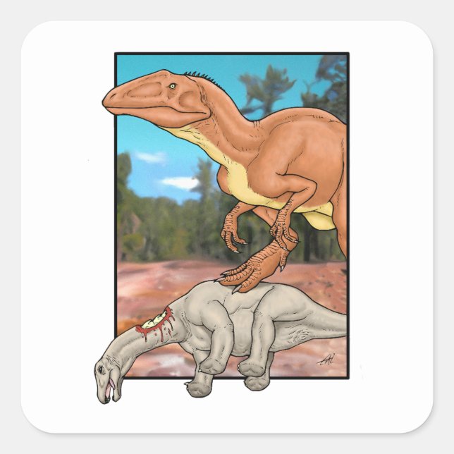 Adesivo Quadrado Hunter e Prey (Frente)