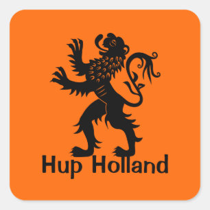 Adesivo Quadrado Hup Holland - Holland Lion