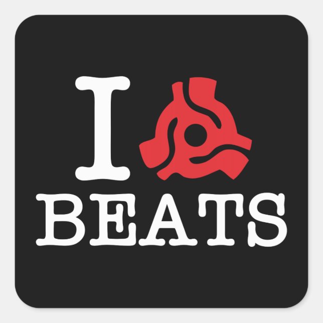 Adesivo Quadrado I 45 Beats do adaptador (Frente)