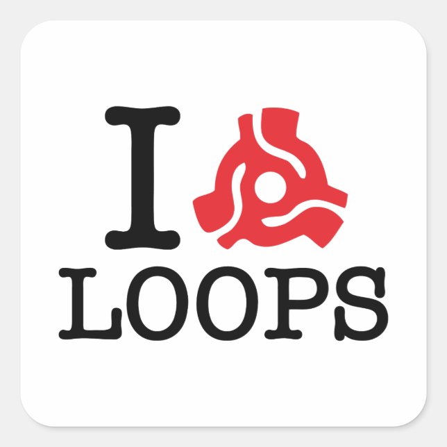 Adesivo Quadrado I 45 Loops de adaptador (Frente)