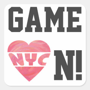 Adesivo Quadrado I Heart NYC