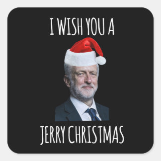 Adesivo Quadrado I Wish You A Jerry Christmas Jeremy Corbyn