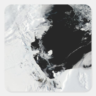 Adesivo Quadrado Iceberg de B-15J no mar de Ross, a Antártica