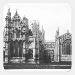 Adesivo Quadrado Ideia da fachada do leste e do coro, c.1321-40