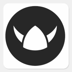 Adesivo Quadrado Ideologia do herói de Viking