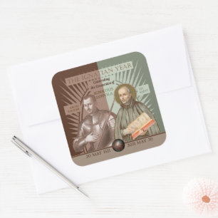 Adesivo Quadrado Ignatius Loyola: Do Soldado ao Santo (SAE 004)