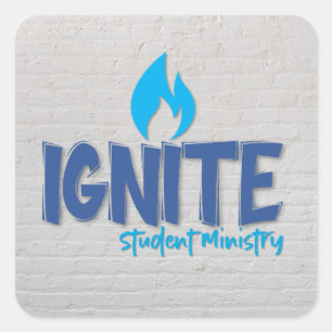 Adesivo Quadrado Ignite Stickers
