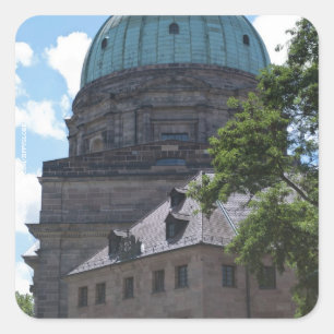 Adesivo Quadrado Igreja de Santa Isabel em Nuremberga, Alemanha