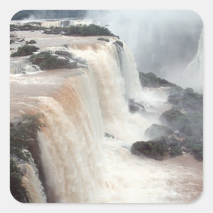 Adesivo Quadrado Iguazu Falls Brasil / Argentina