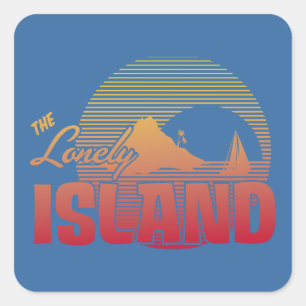 Adesivo Quadrado Ilha Dookie - Cor